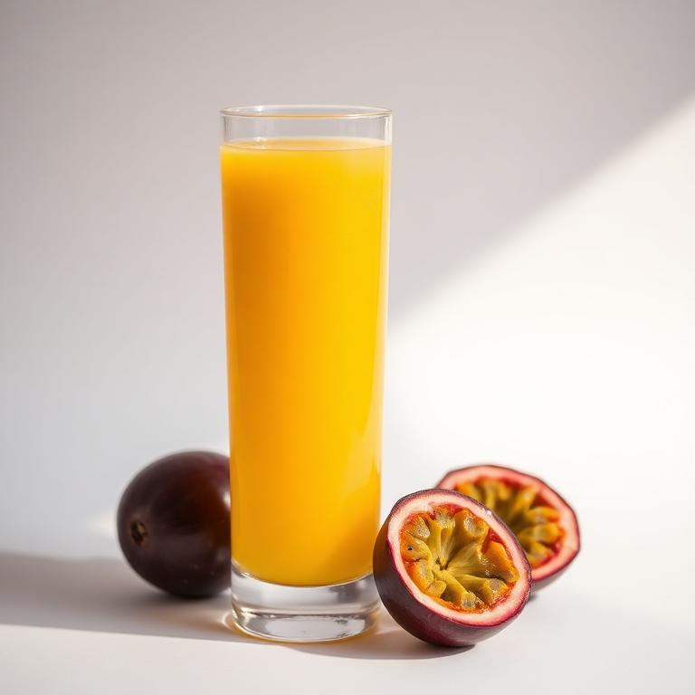 Glass of Passion Fruit juice